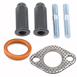Exhaust Bolt & Gasket Metal Exhaust Stud & Nut Kit Fit for GY6125cc 150cc Scooters ATVs Go Karts Moped Quad