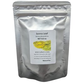 Senna Leaf - Senna alexandrina Dried Loose Leaf 100% from Nature (8 Ounce (Pack of 1))