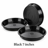 3 Pack Plastic Plant Saucers for Flower Pots – Durable