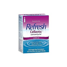 Refresh Celluvisc Lubricant Eye Gel Single-use Containers .4ML 30 Ea by Refresh