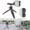 YELANGU Camera Desktop Tripod with Fill Light Mini Vlogging Kit