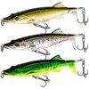 TABKSOLA Whopper Plopper, 13cm/16g Surface Bait with Propeller Tail for