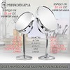 Mirrorvana Espejo de Mesa con Aumento 10X y Giro 360°