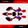 Factory EFX Red & Blue Shift Racing Graphics kit fits
