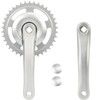 ZUKKA 170 mm Bicycle Crankset 38T for Single/1/6/7/8 Speeds Aluminium