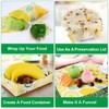 StyleC Beeswax Set of 3 Reusable Biodegradable Plastic Alternatives Storage