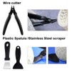 3D Printer Tool Kit, 3D Post-Processing Accessories with Hand Drill,