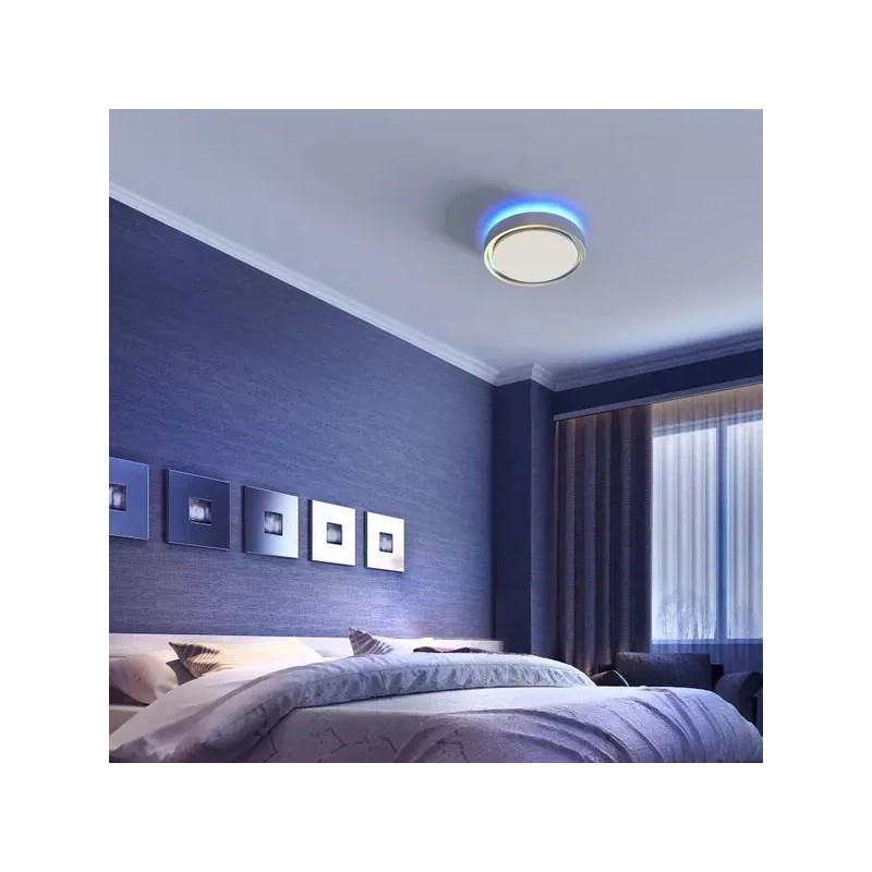 Koda 14” Smart LED Ceiling Light with Mood Lighting Motion