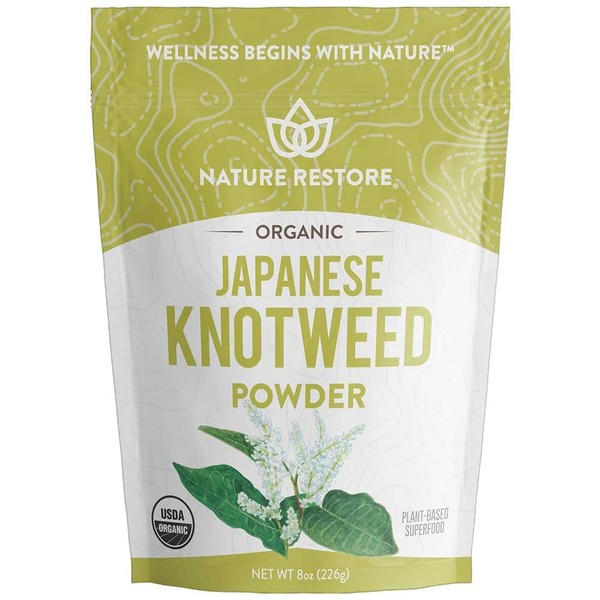 USDA Certified Organic Japanese Knotweed Powder, 8 Ounce, Natural Trans-resveratrol, Non GMO, Gluten Free, Also Known as Polygonum Cuspidatum…