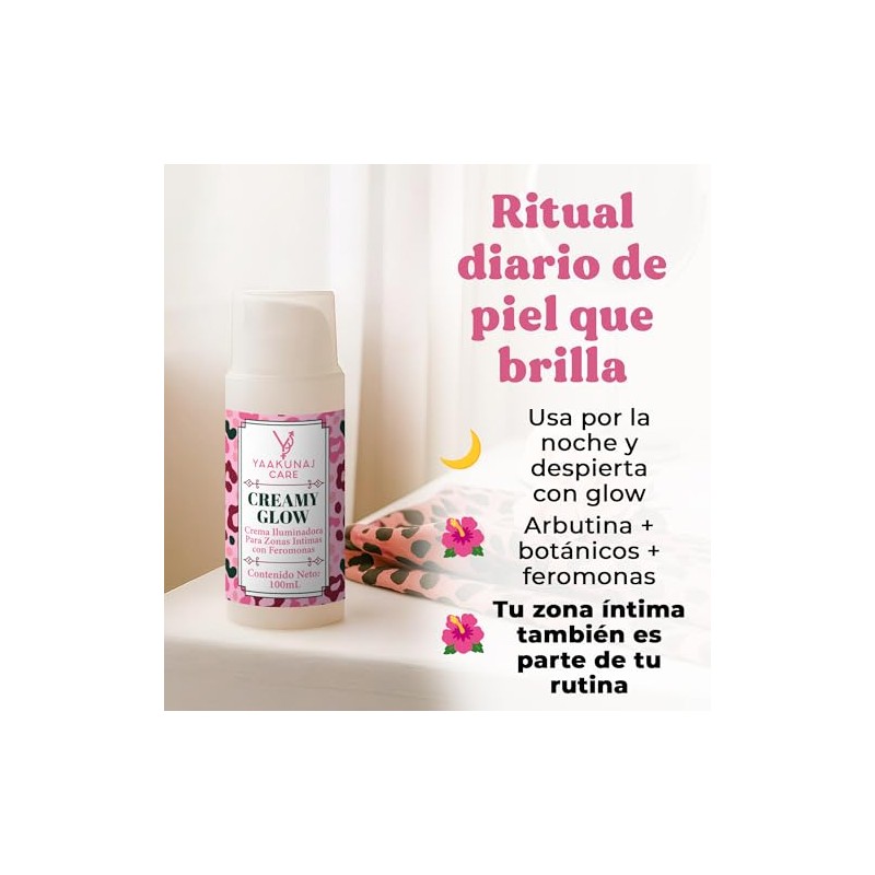 Crema Iluminadora Yaakunaj Care Creamy Glow 100 Mujer Alfa Arbutina