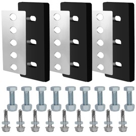 NNG 3/8" 304 Stainless Snow Blower Impeller Modification Kit, 3 Pack Rubber Blade Snow Blower Universal for Modifies 2-Stage Machine