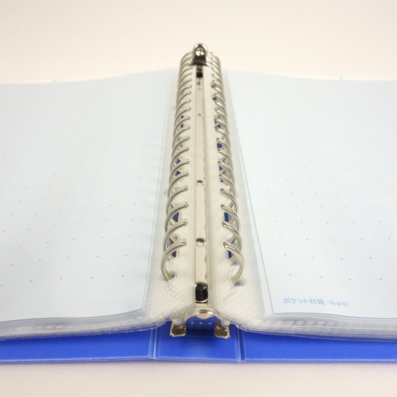 コクヨ ファイル クリアファイル 替紙式 A5 青 ラ-T722B