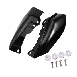 A ABSOPRO 1 Pair Car Heat Shield Deflector for Harley Davidson Glossy Black Item Replacement
