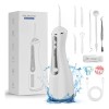 Irrigador Bucal Limpiador Con 4 Boquillas Dientes Eléctrico Alta Calidad Profesional Con Hilo Dental Y Kit De Espejo Bucal