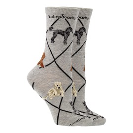WHD Labradoodle Socks (Gray, Medium)