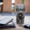Black Crow, F-Caw-F Funny Black Bird Stainless Steel Insulated Tumbler