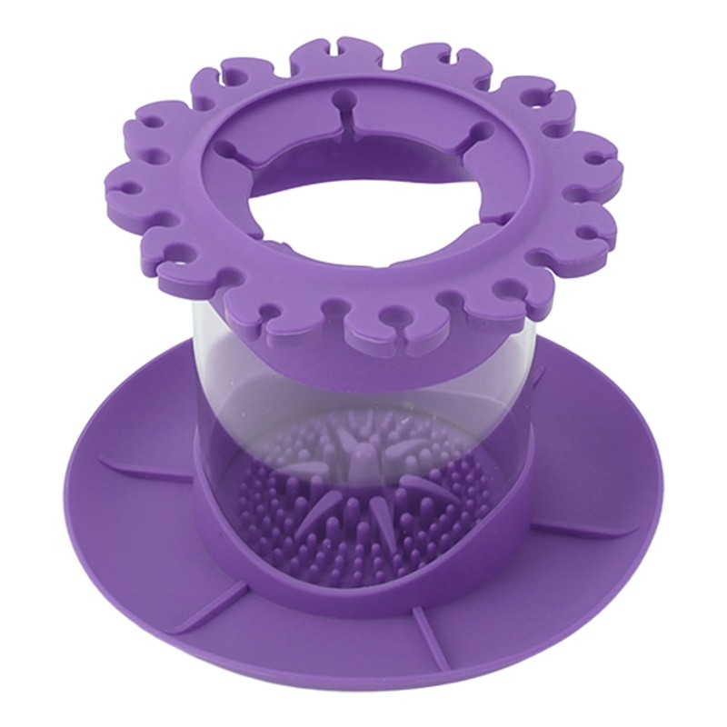 Makeup Brush Cleaner Round Detachable Brush Scrubber Board Cleaner Multifunctional