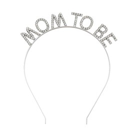 Mom to be Crown Rhinestone Headbands for Women Mommy to be Gifts for 1st Time Mom Pregnancy Gifts for Expecting Mom Rhinestone Crown for Women New Mom Baby Shower Party Decorations