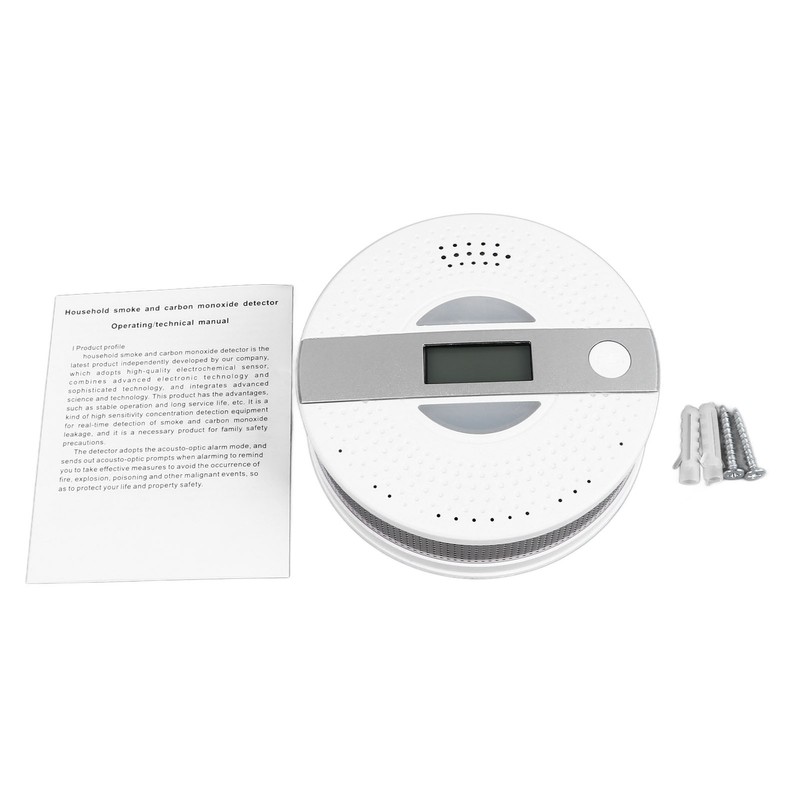 CO Alarm Dual Function Immediate Response High Sensitivity Reliable Smoke