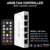 Auotac ARGB Controller PWM Fan Hub with RF Remote, (Connect