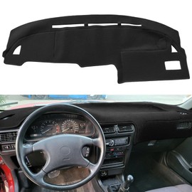 Dash Cover Mat Custom Fit for Nissan Sentra NX Dashboard Pad Cap Carpet Protector K263 (Black)