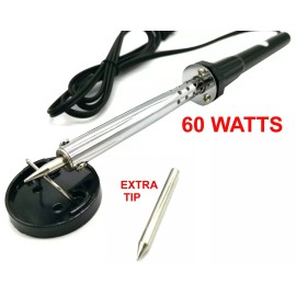 Cal/AJ/RT 60W IRON SOLDERING GUN Electric Welding Solder 110V-120V + EXTRA TIP