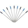 10-Pack Metal Pen Refills Blue and Black Refills 115mm Replacement