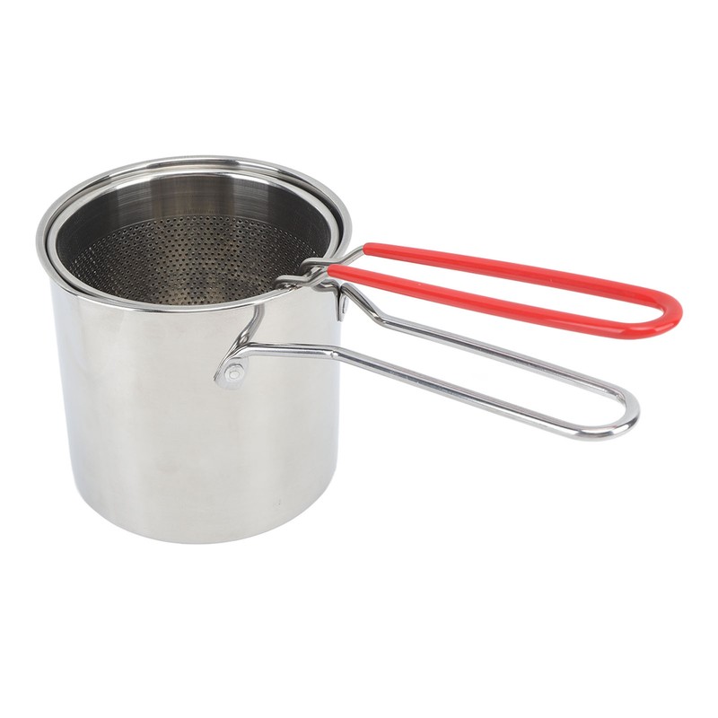 Small Deep Fryer Pot Stainless Steel Olecranon Type Diversion Japanese
