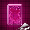 Whfobfe Skeleton Lover Neon Sign Led Neon Lights Neon Signs