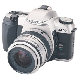 Pentax ZX-30 QD 35mm SLR Film Camera Kit with AF Zoom Lens (Renewed)
