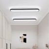 Vloitgol Modern Linear Ceiling Light, 31.5Inch Dimmable LED Flush Mount