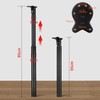 Baitang Stainless Steel Table Legs, Height Adjustable Table Leg, Folding