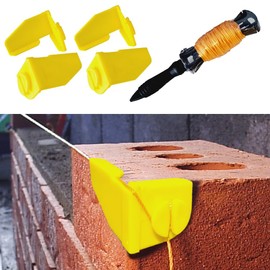 Masons Mate – Builders Line Anchor Corner Brackets - 2 Sets & 30M Builders Line