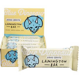 Blue Dinosaur Hand-baked Bar Lamington 45g 12 Pack