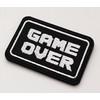 Game Over Patch, Velcro (Velcro/Velcro) Removable, Military Airsoft Game-Based Funny