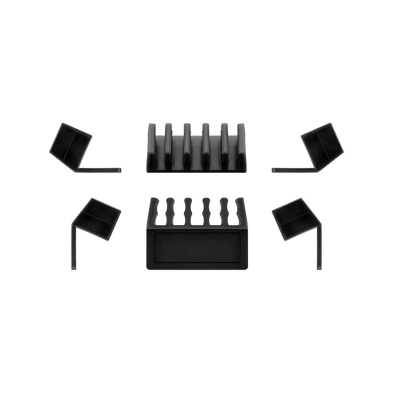 Goobay Kabel Management 5-Slots, schwarz