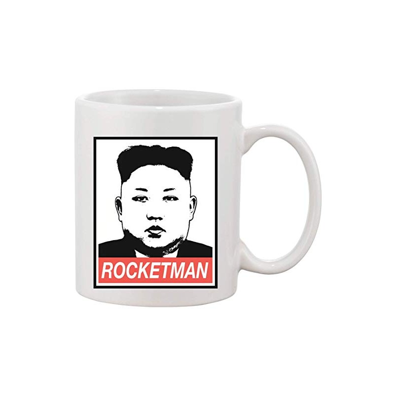 Rocketman Kim Jong Un North Korean Leader Ceramic Mug bnft