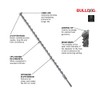 Bosch HC2011 3/16 in. x 6 in. SDS-Plus® Bulldog™ Rotary