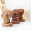 Grainrain 3D Horse Animal Silicone Candle Molds for Candle Making