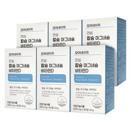 More Nature 모어네이처 칼슘 마그네슘 비타민D 60정 X 6박스 More Nature Calcium Magnesium Vitamin D 60 tablets x 6 boxes