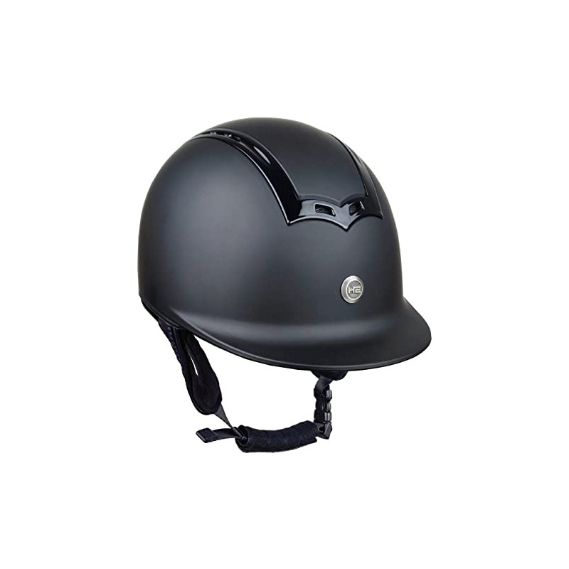 Horsenjoy Genius Unisex Adult Riding Helmet, Black, M