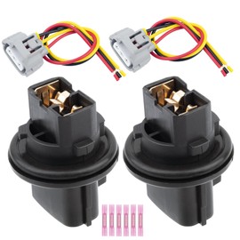 Svicari Front Turn Signal Light Socket Fit for Toyota Avalon Camry Corolla Highlander Sequoia Tacoma Tundra Venza 2014-2024 Lamp Bulb Plug Holder Replace OE 81128-06470 2PCS