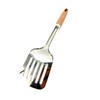 TIJAR® Spatula Slotted Turner, Stainless Steel with Nylon Wood Effect