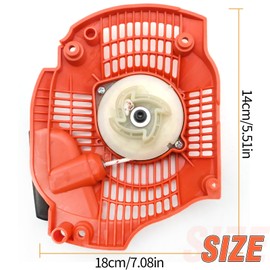SYOWADA 544071604 Recoil Starter Assembly, Replacement for Husqvarna 445 450 445E 450E Chainsaw, Replaces 544071602