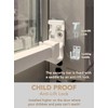 Greatim GT-DB005 Home Security Window Lock, Egress Window Lock, Childproof,