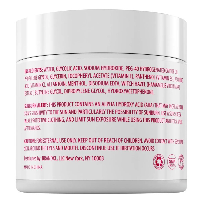 Discos Exfoliantes Con Ácido Glicólico Al 20 % (50 Discos)