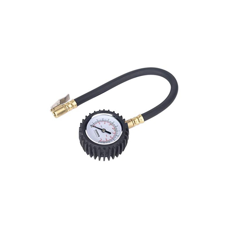Sealey Tst/Pg6 Tyre Pressure Gauge With Clip-On Chuck
