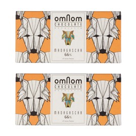 OmNom Chocolate Madagascar 66% (Pack of 2)