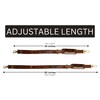 Leather Bag Replacement Shoulder Strap - Adjustable/Comfortable Strap with Padding