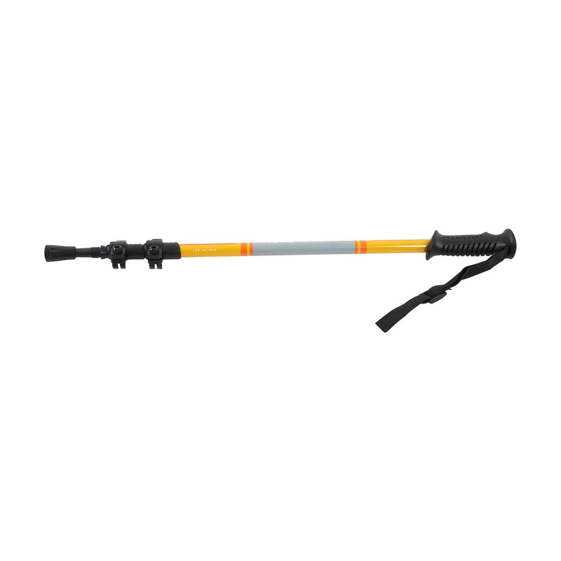Three Sections Aluminum Alloy Alpenstock Corrosion Resistance Telescopic Trekking PoleGold